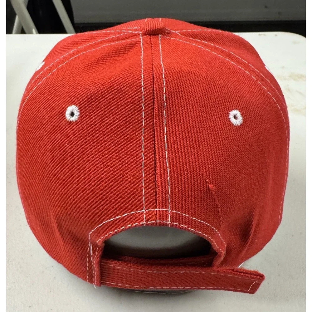 Los Angeles Angels Red Baseball Cap Hat Sixth Man One Size Flap Lock Back